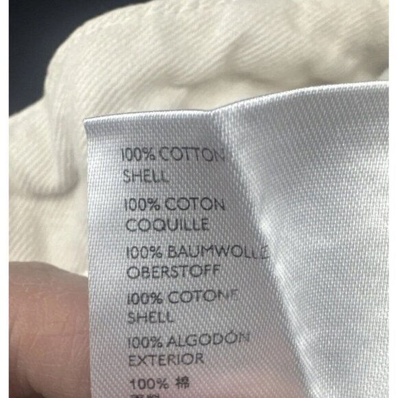 Free People Womens Cream Tofu Slouch Cargo Baggy Pants Button Cuff Sz 6 - Picture 13 of 16